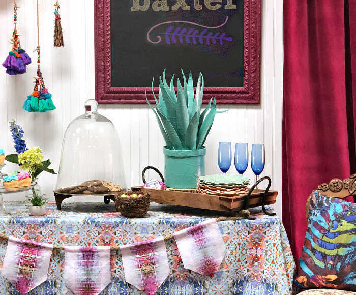 boho alternative to baby shower