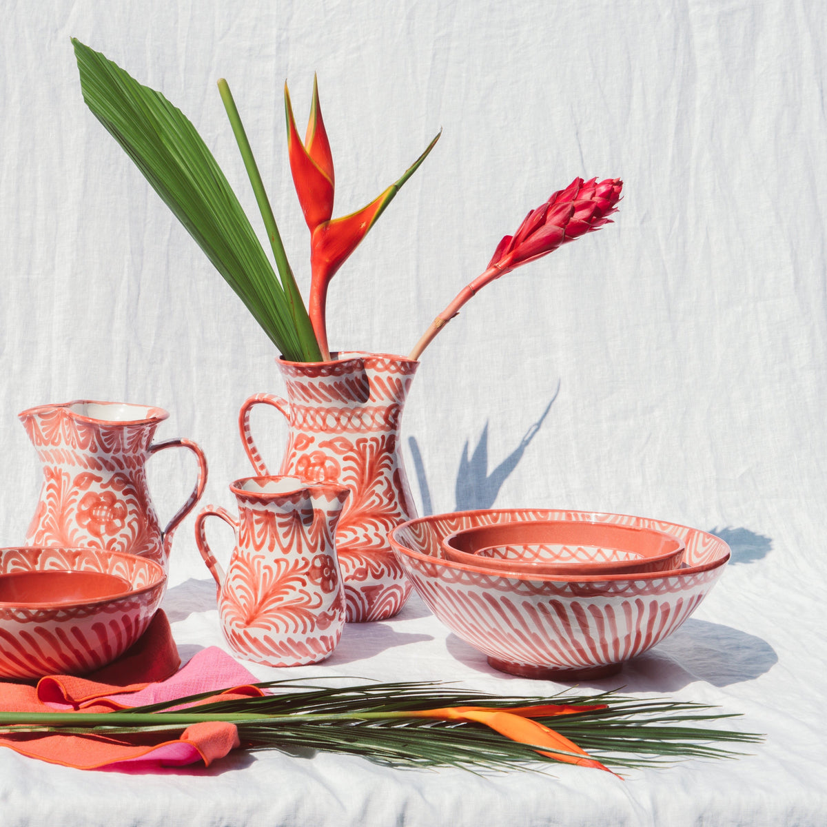 Large bowl with hand painted designs | SmithHönig