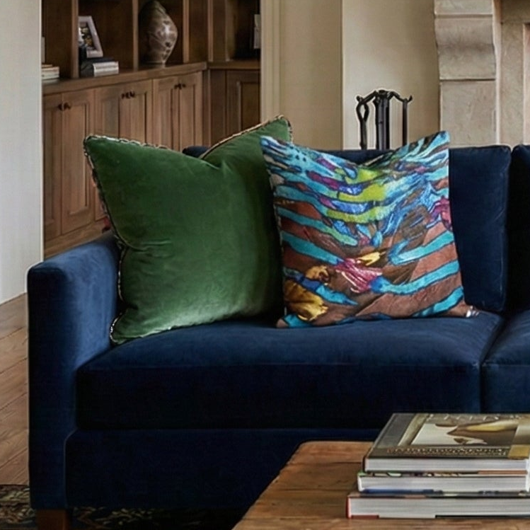 African Paint | Luxe Velvet Pillow | SmithHönig