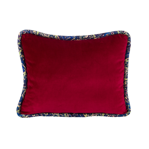Luxurious Velvet Pillow - Fuchsia with Regent Street Welt 16x20