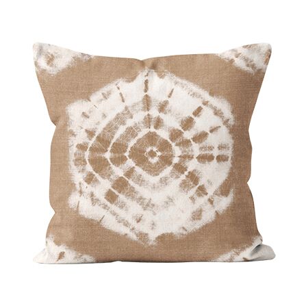 Shibori Sand Linen Textured Pillow