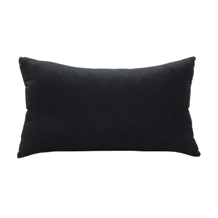 Black Velvet Beaded Pillow