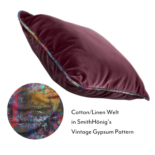 The Luxe - Square Burgundy with Vintage Gypsum Welt