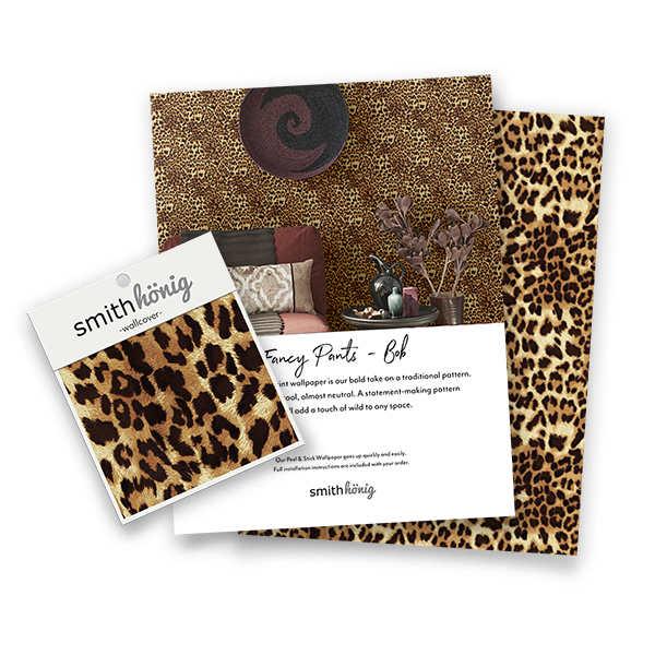 Neutral Animal Print Peel and Stick Wallpaper