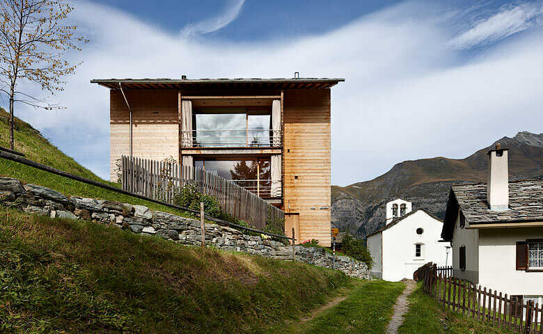 Tour this Swiss Vacation Rental with Mountain Views