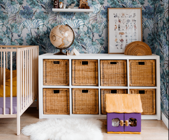 Peel and Stick Zebra Wallpaper - Perfect for a Nursery