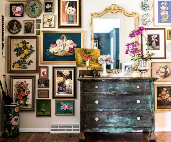 How to Hang a Gallery Wall Filled with Art