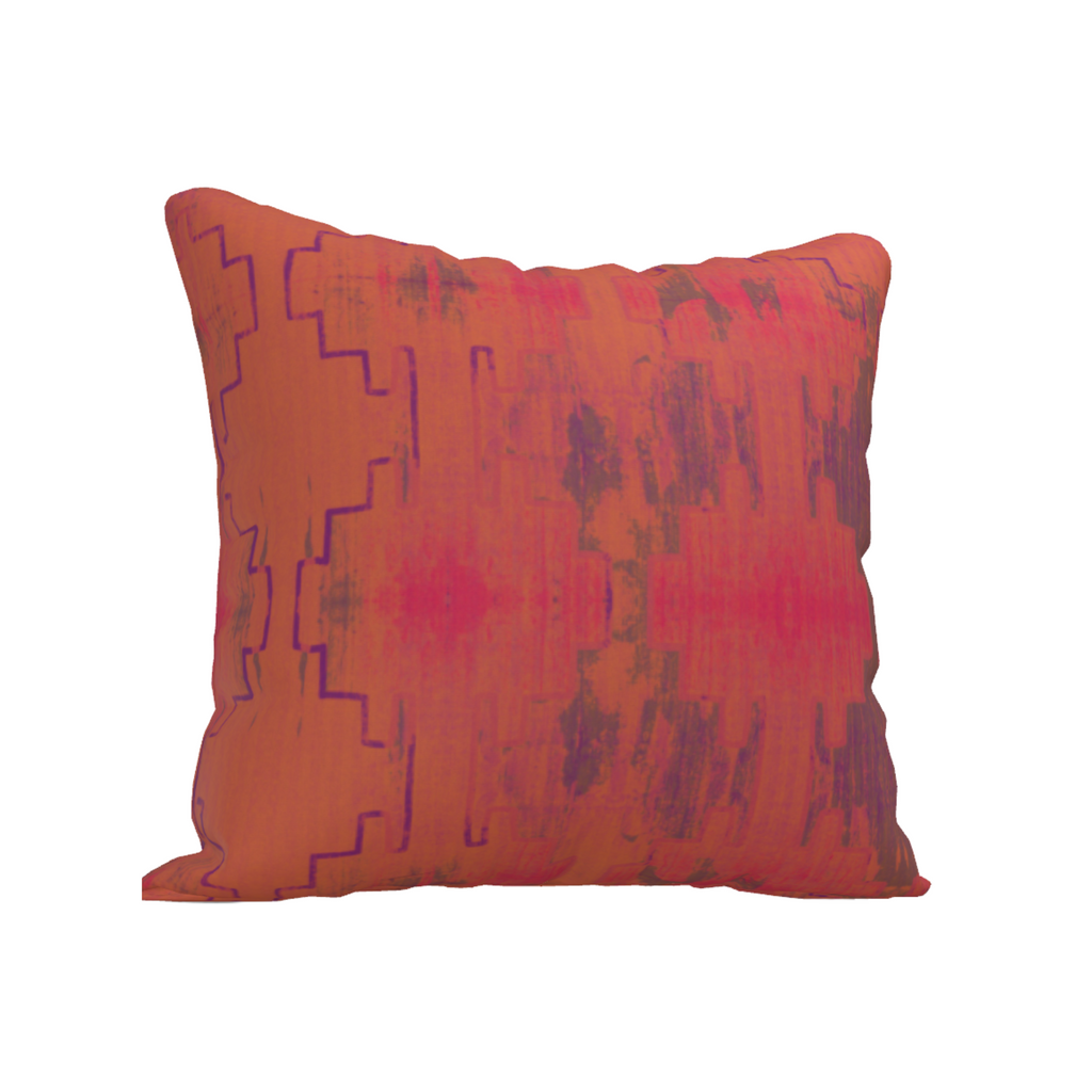 Andean Summer Sunrise 100% Cotton Pillow