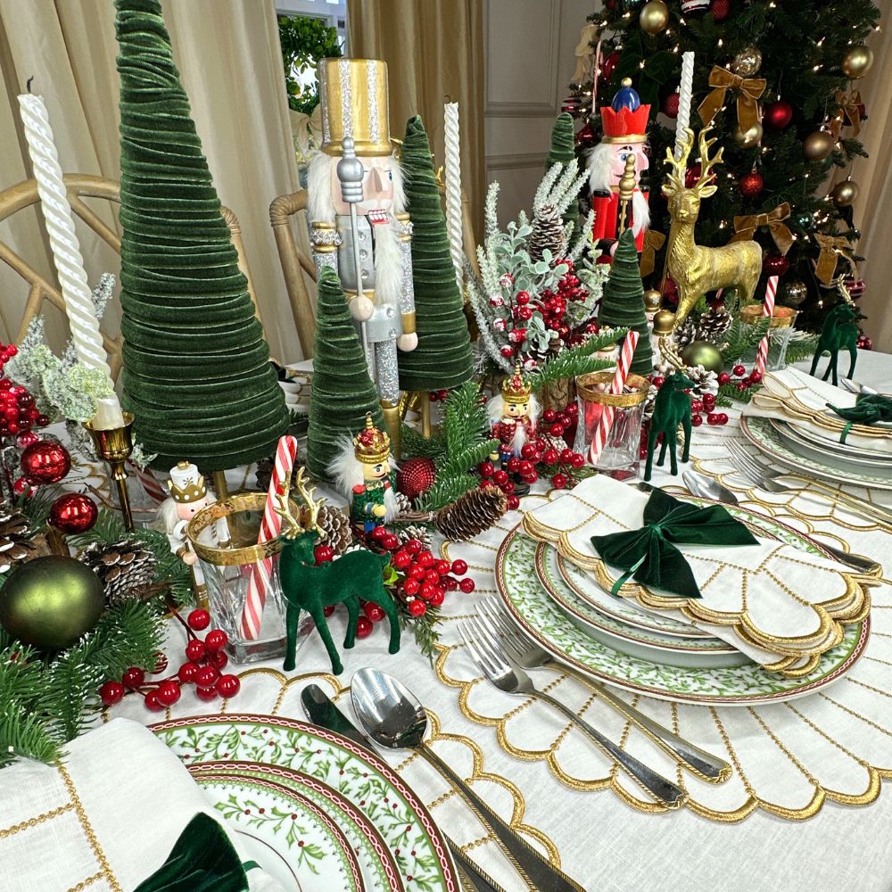 Studio Collection: Pippa Placemat - White/Gold (Set of 4)