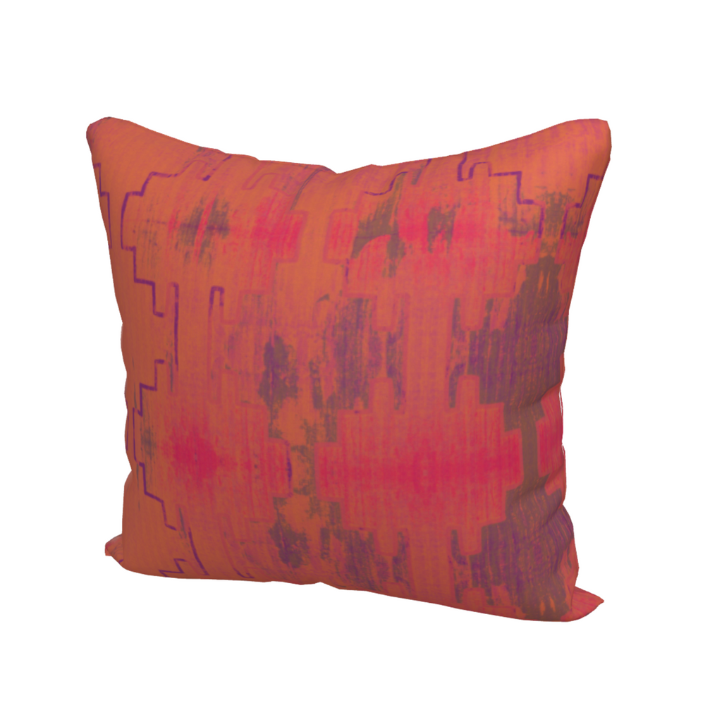 Andean Summer Sunrise 100% Cotton Pillow