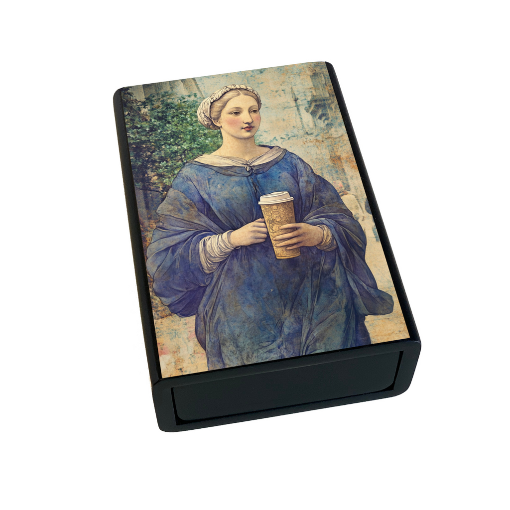 Madonna of the Lattes Artisan Matchbox
