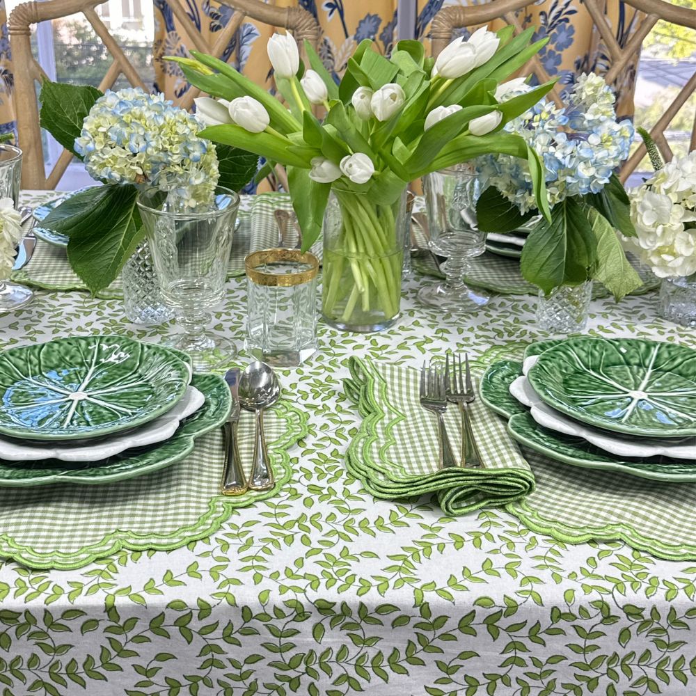 Green Leaves - Tablecloth