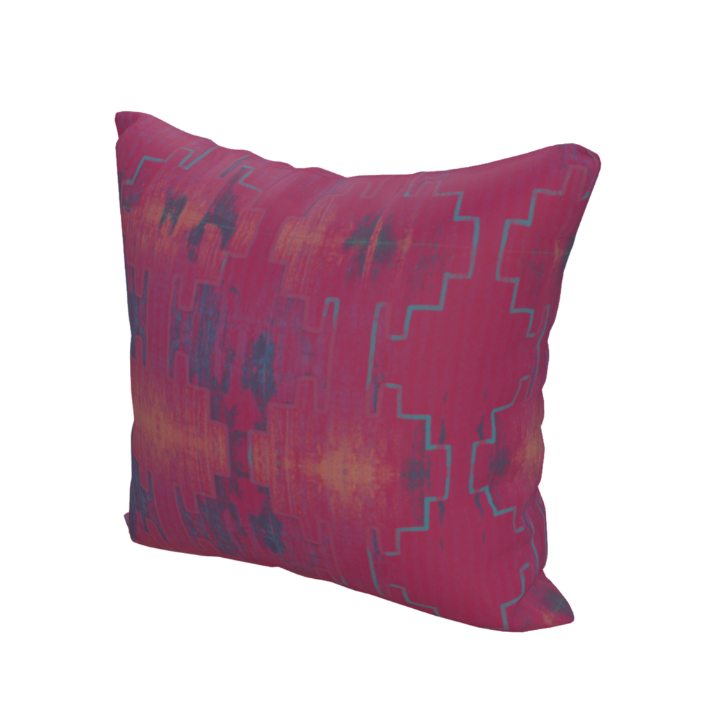 Andean Summer Sunset 100% Cotton Pillow