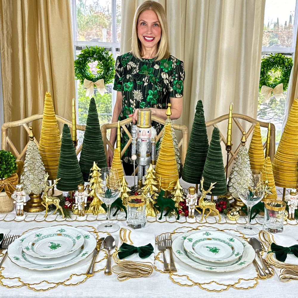 Studio Collection: Lillian Placemat - Gold (Set of 4)