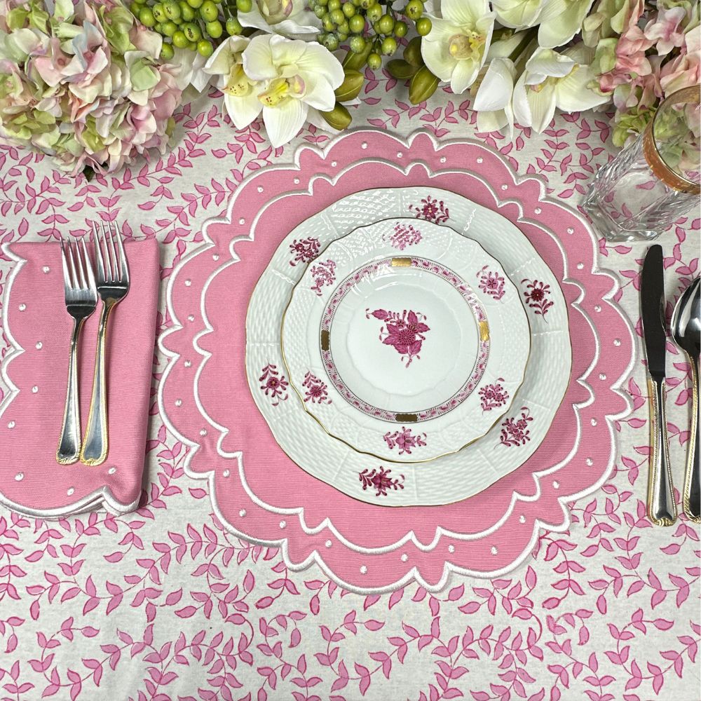 Ava Placemat - Pink (Set of 4)