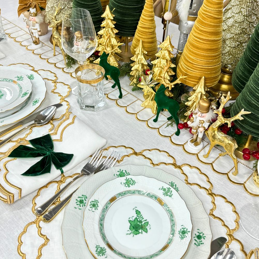 Studio Collection: Lillian Placemat - Gold (Set of 4)