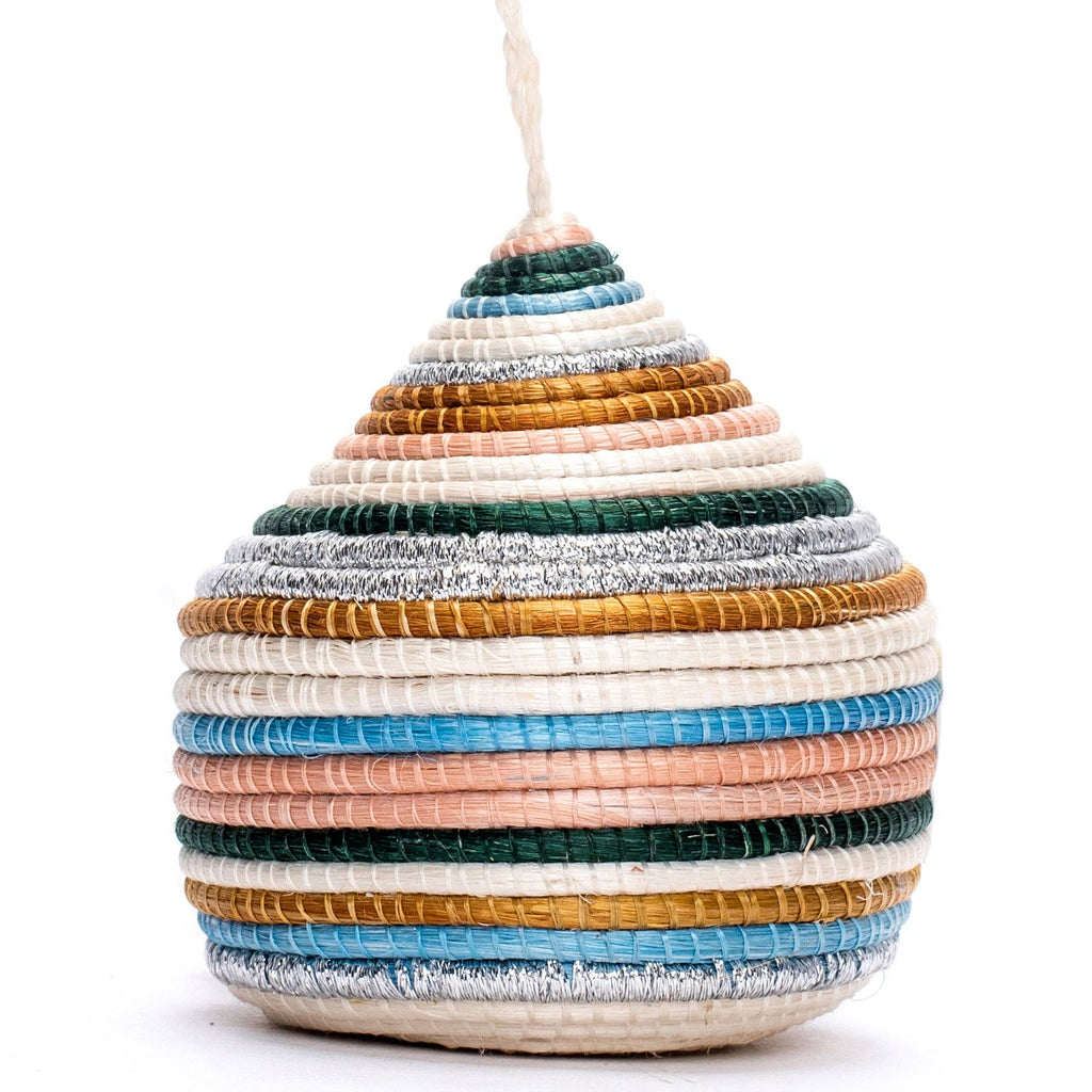 Pastel Bulb Ornament - Rwanda