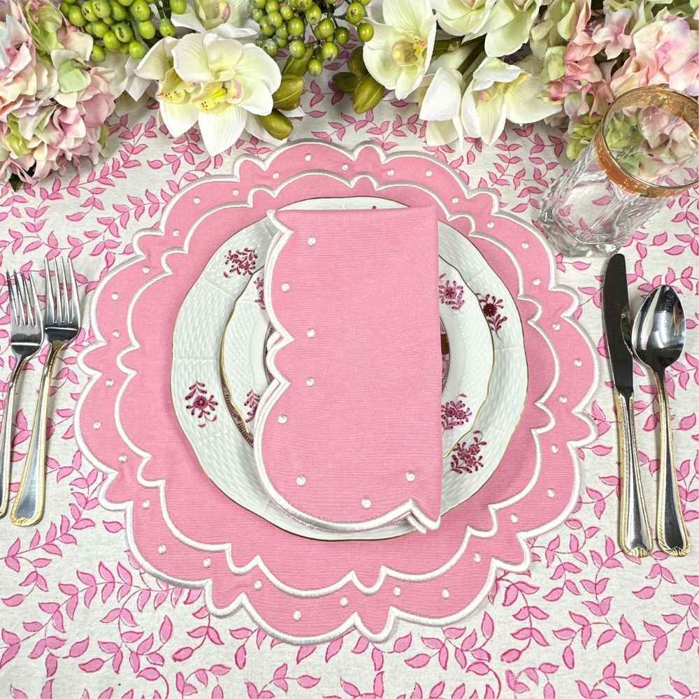 Ava Placemat - Pink (Set of 4)