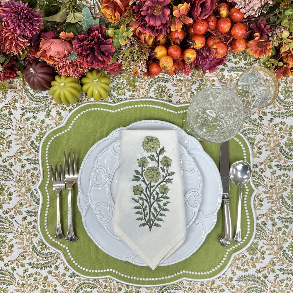 Charlotte Placemat - Sage (Set of 4)