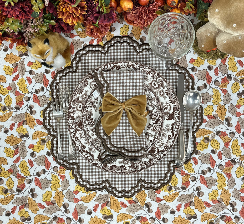 Acorns & Leaves - Tablecloth