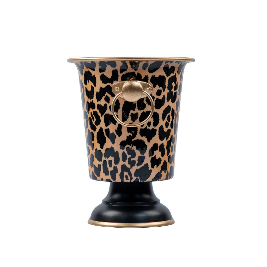 Leopard Spots Enameled Wine Chiller