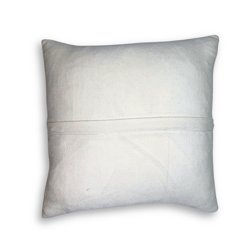 Handwoven Huipil & Cotton Throw Pillow Cover