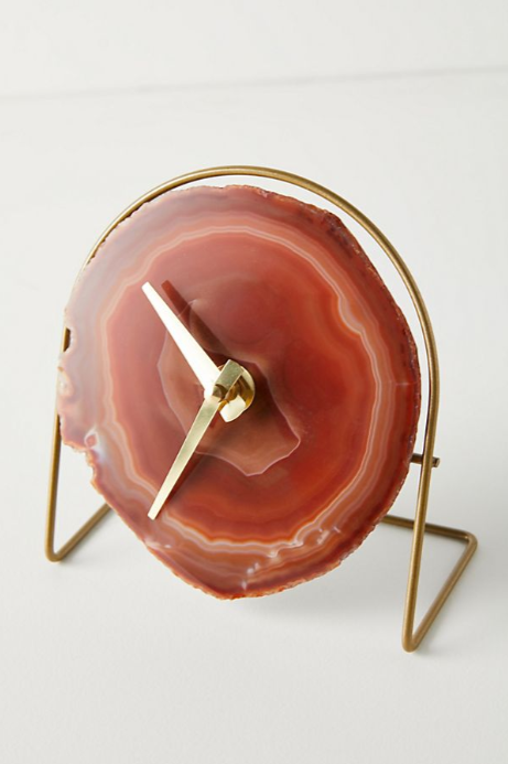 Agate Desk Clock (SH)