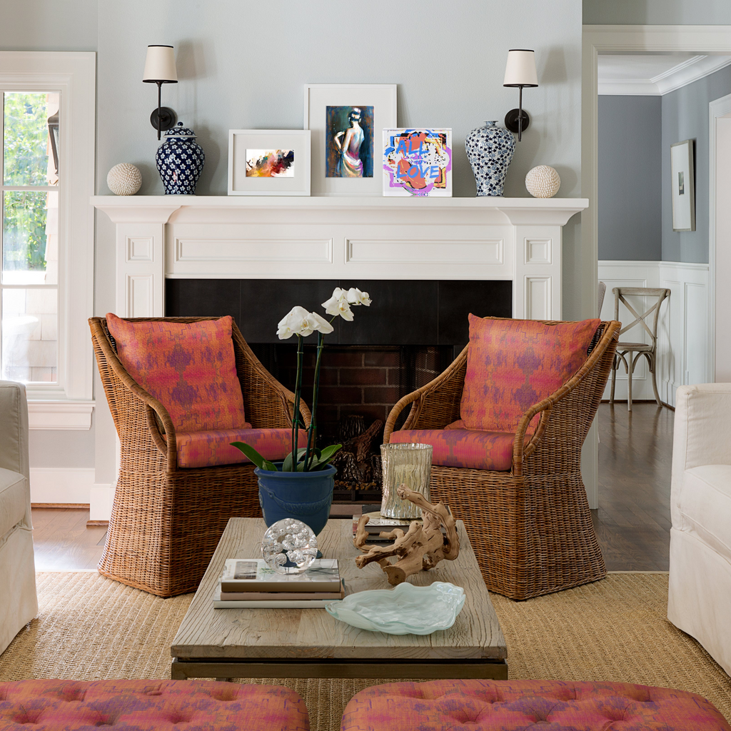 Andean Summer Sunrise 100% Cotton Pillow