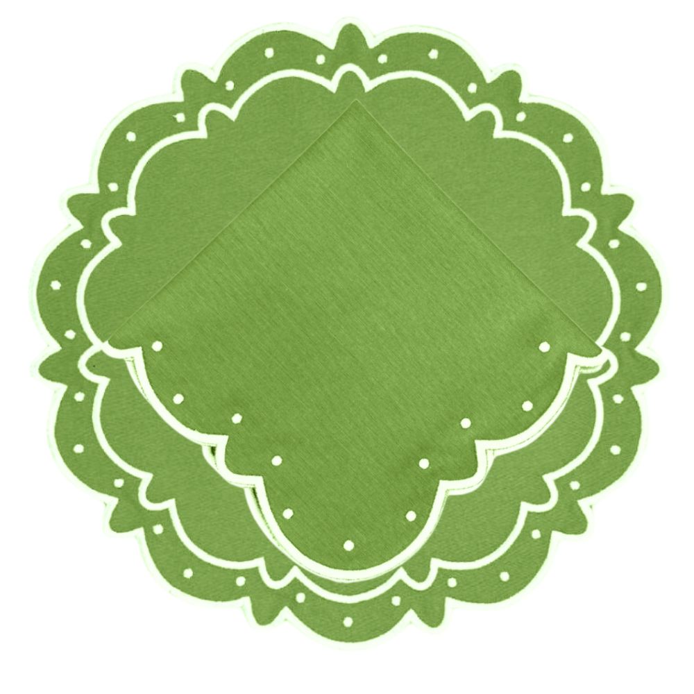 Ava Napkin - Basil (Set of 4)