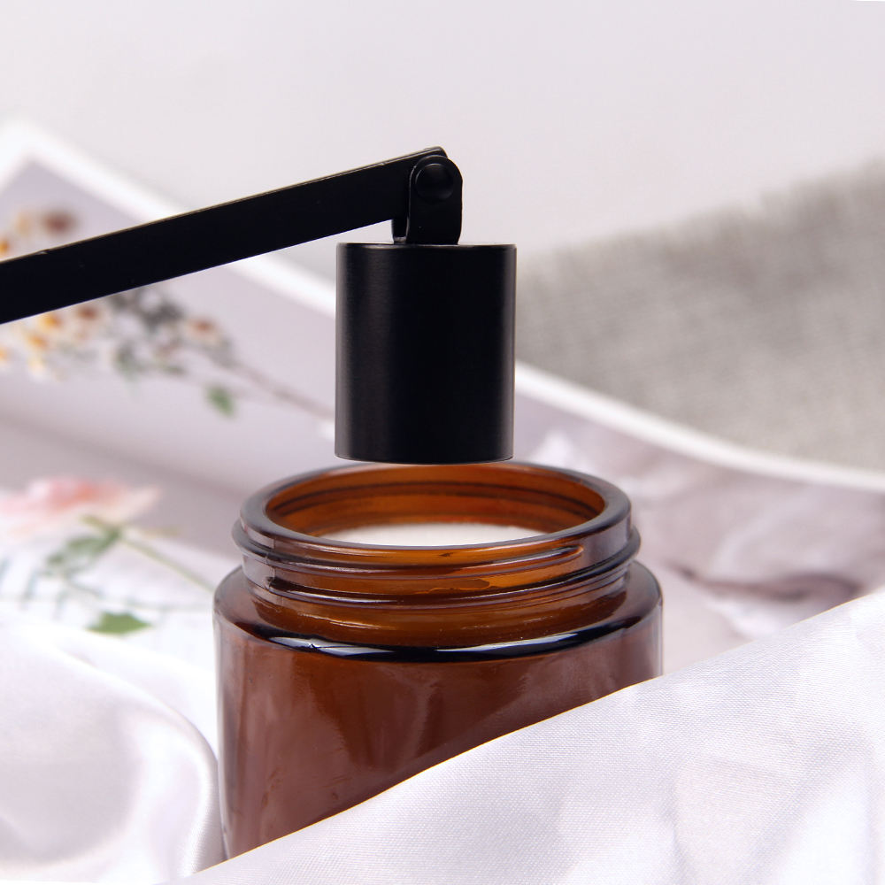 3-Piece Candle Care Kit | Matte Black | Wick Trimmers, Snuffer, and Wick Hook