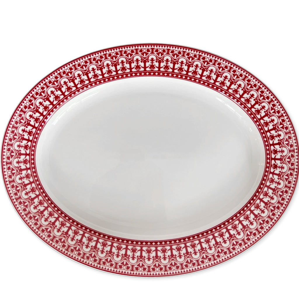 Casablanca Rimmed Oval Platter