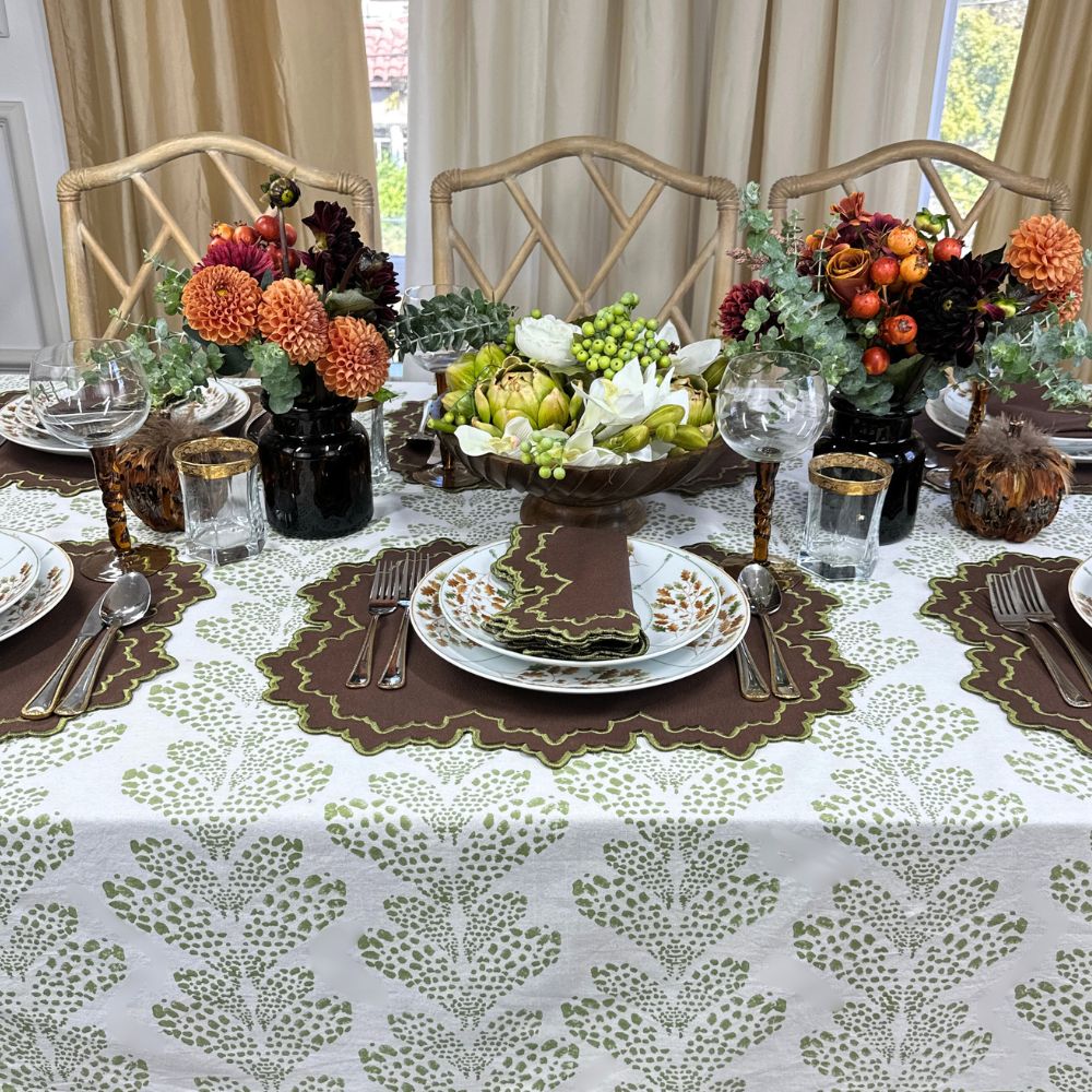 The Kelli - Sage - Tablecloth