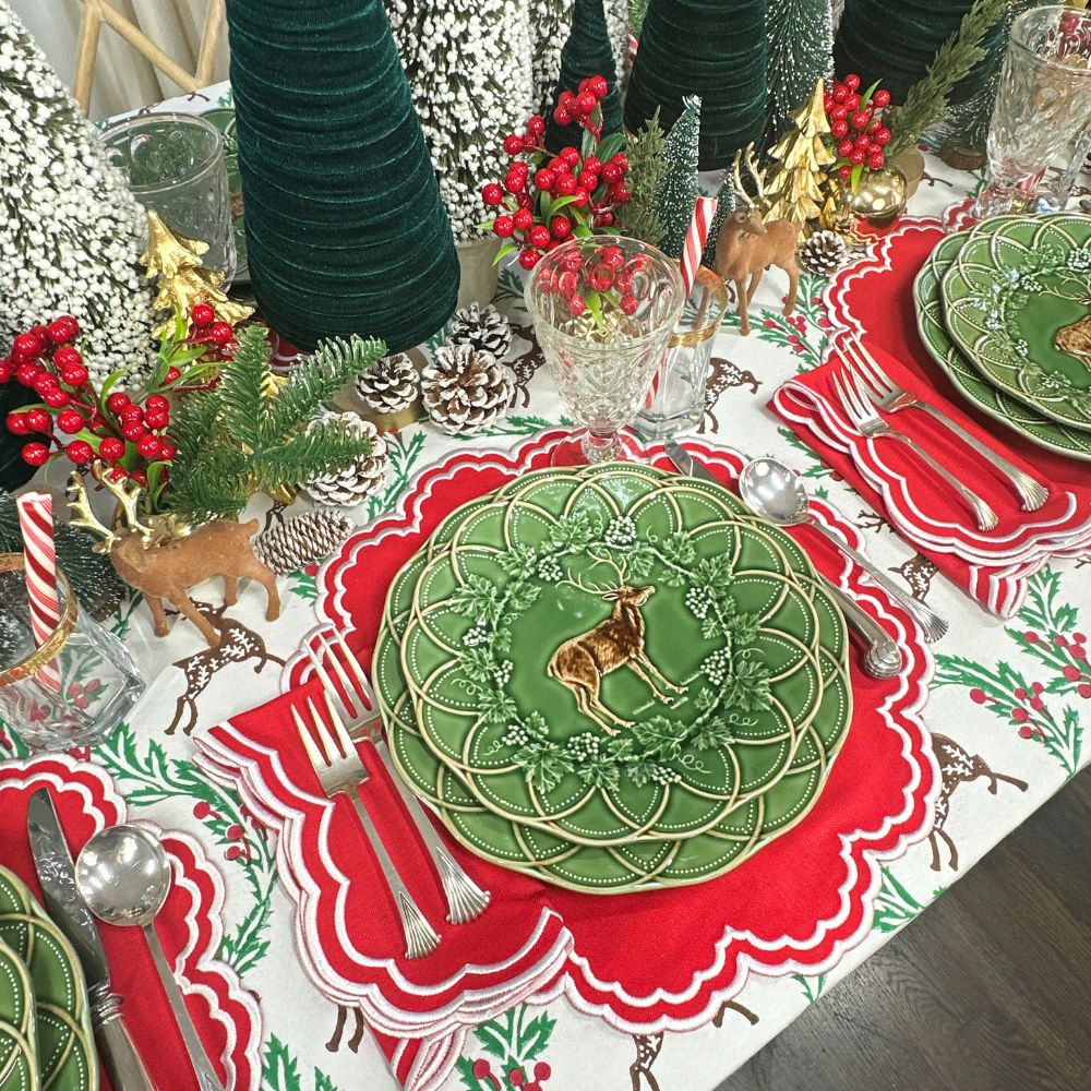 Enchanted Christmas Reindeer - Tablecloth