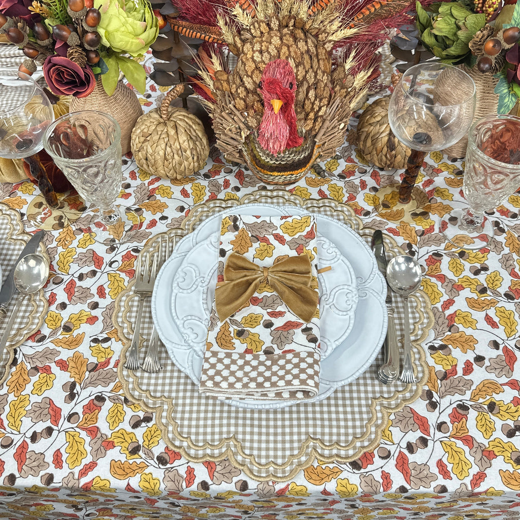 Acorns & Leaves - Tablecloth