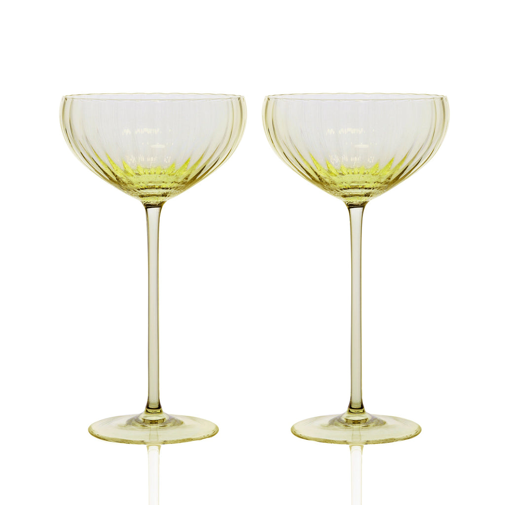 Quinn Coupe Glasses, Set of 2