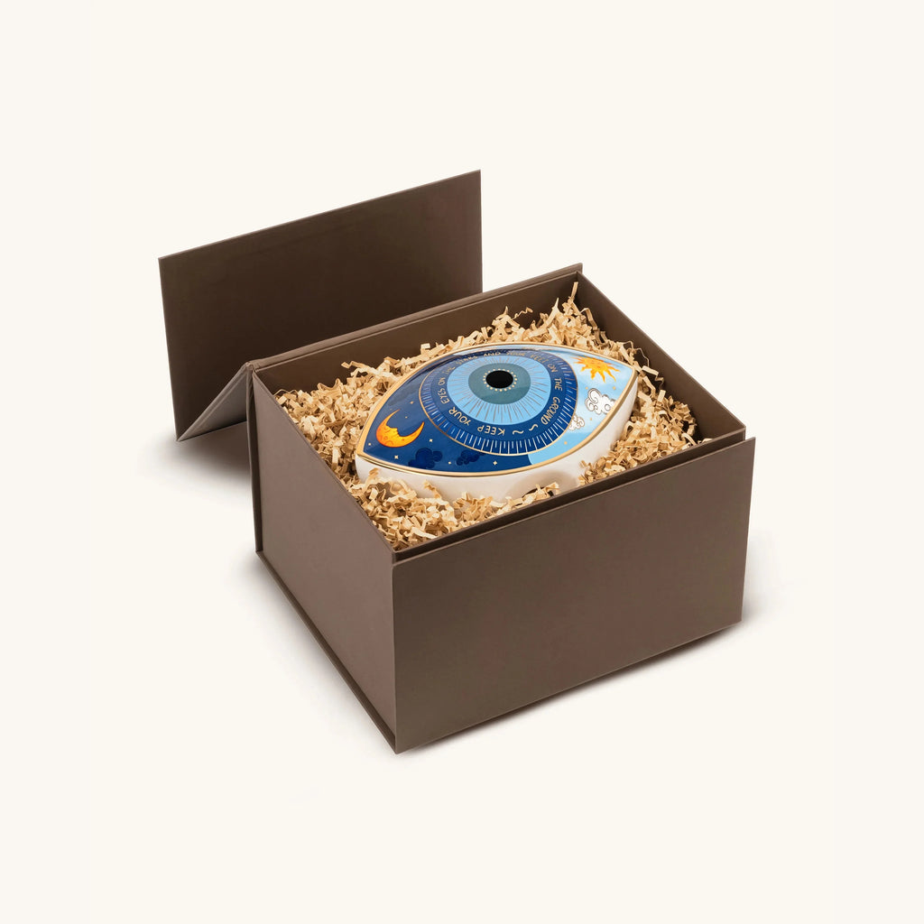 Ceramic Evil Eye Statue