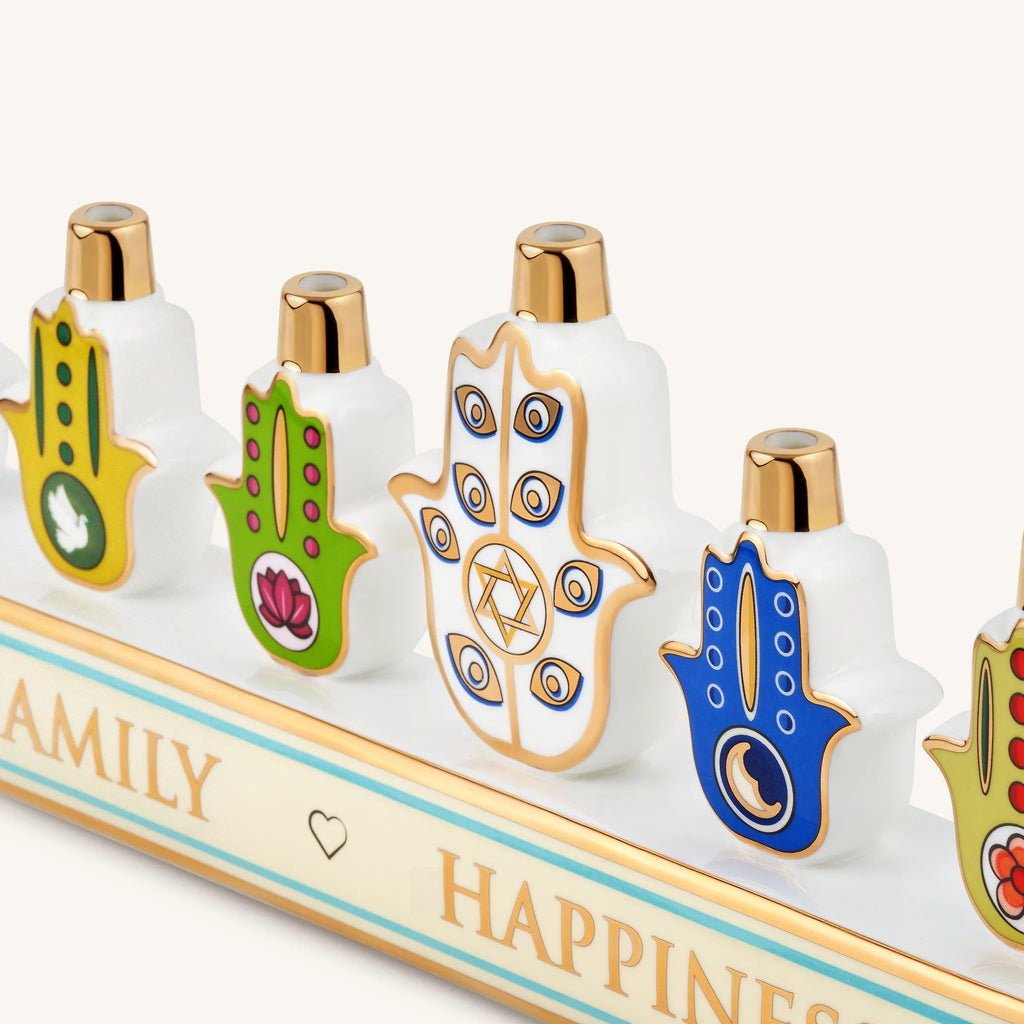 Sacred Traditions - Hamsa Menorah