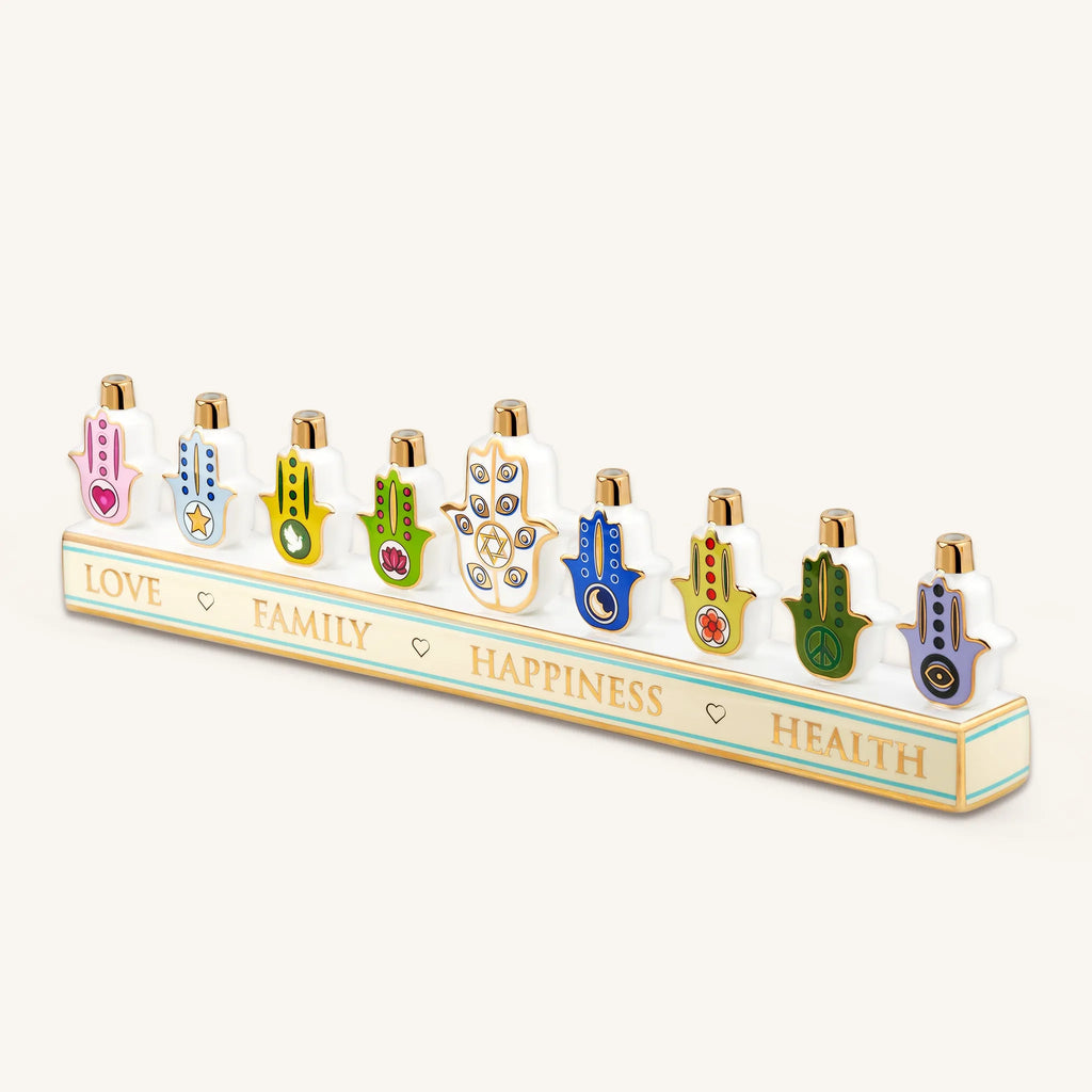 Sacred Traditions - Hamsa Menorah