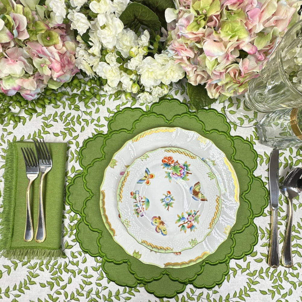 Green Leaves - Tablecloth