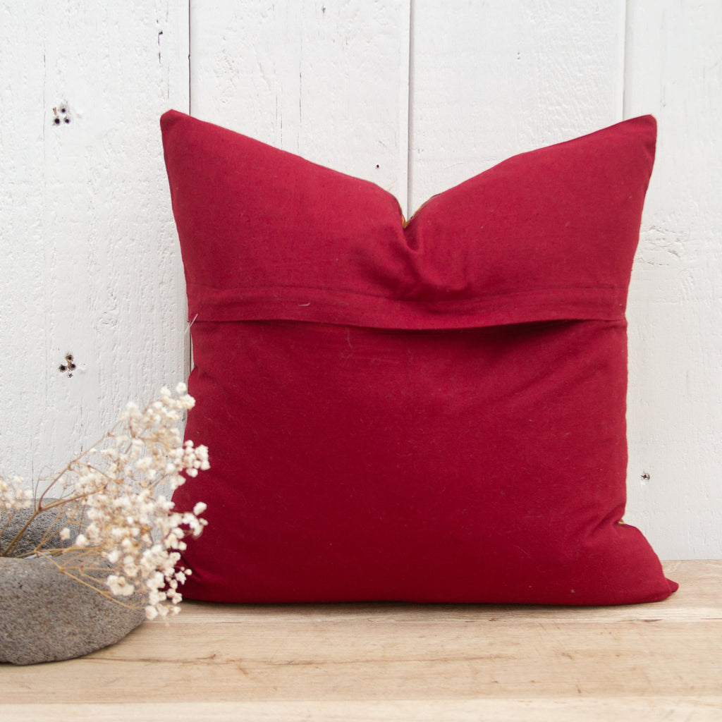 Lola Colorful Alebrije Silk Embroidered Pillow Cover