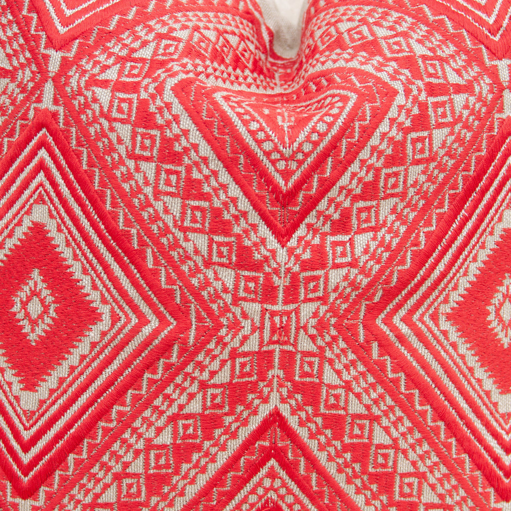 Elena Tenejapa Silk Embroidered Pillow Cover