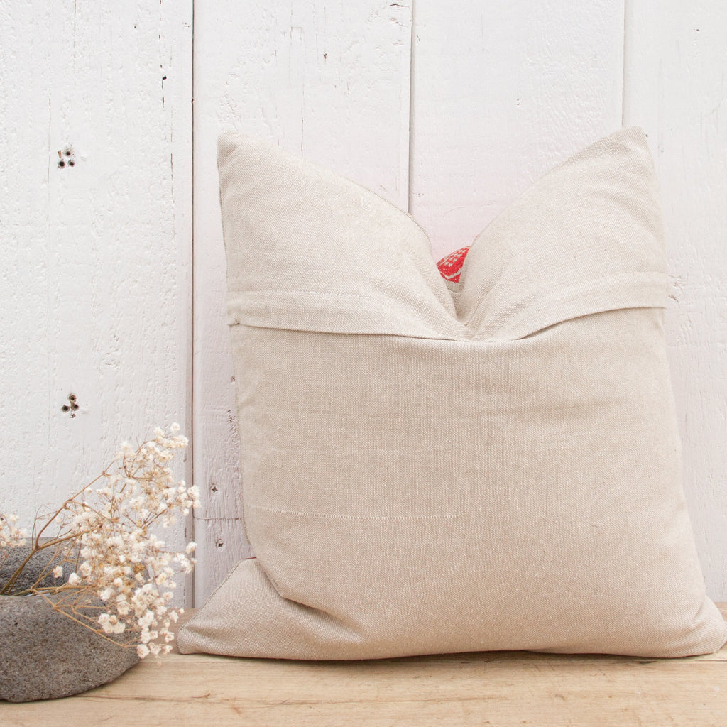 Elena Tenejapa Silk Embroidered Pillow Cover