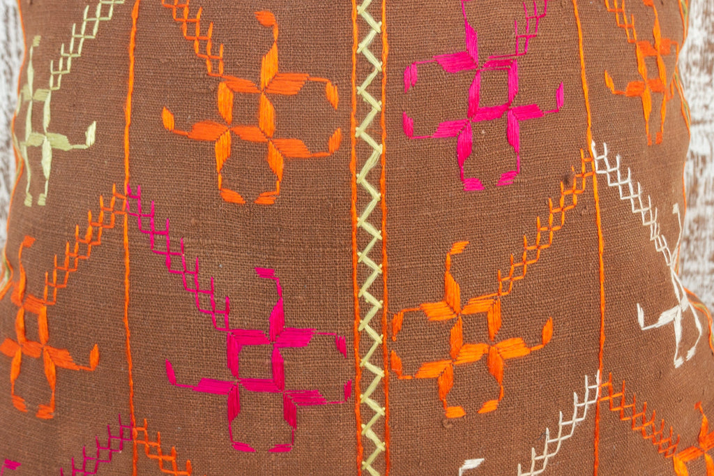 Abi Antique Indian Folk Pillow Cover