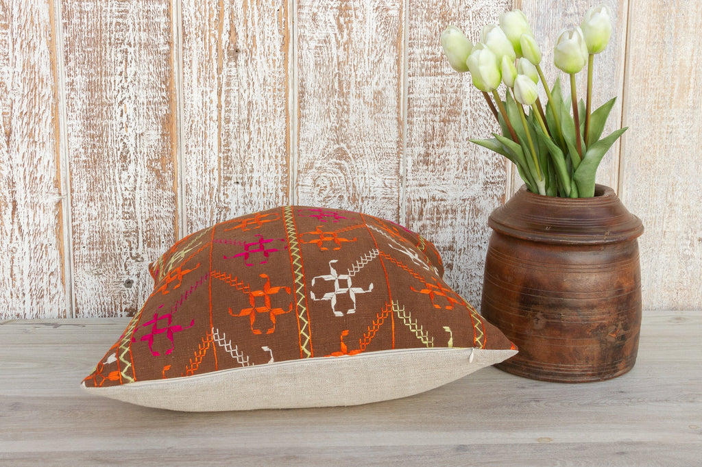 Abi Antique Indian Folk Pillow Cover