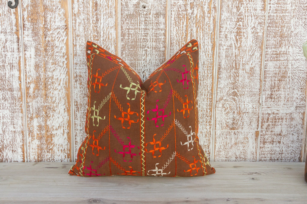 Abi Antique Indian Folk Pillow Cover