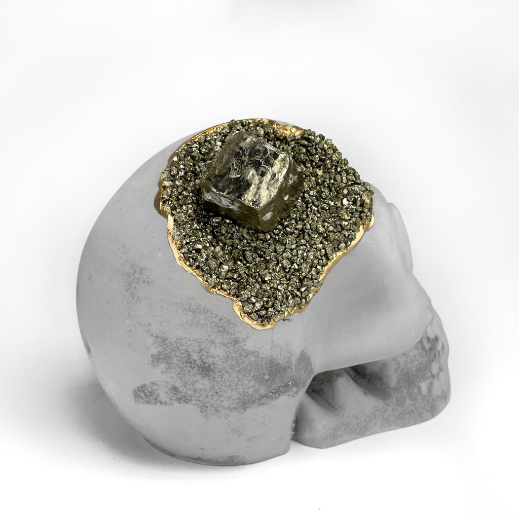 Pyrite Skull Head