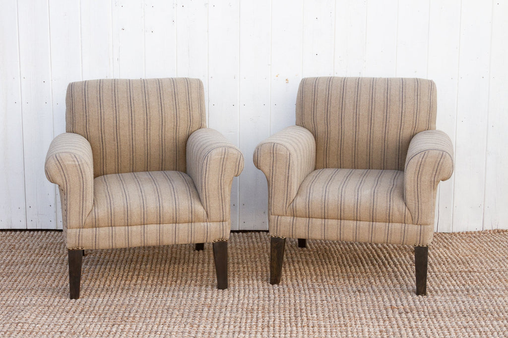 Pair of French Farmhouse Club Chair