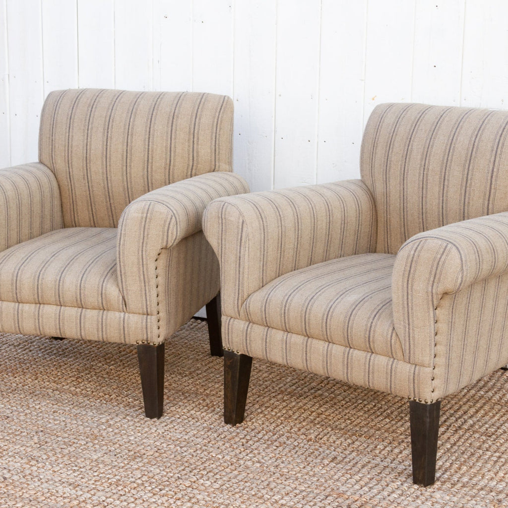 Pair of French Farmhouse Club Chair