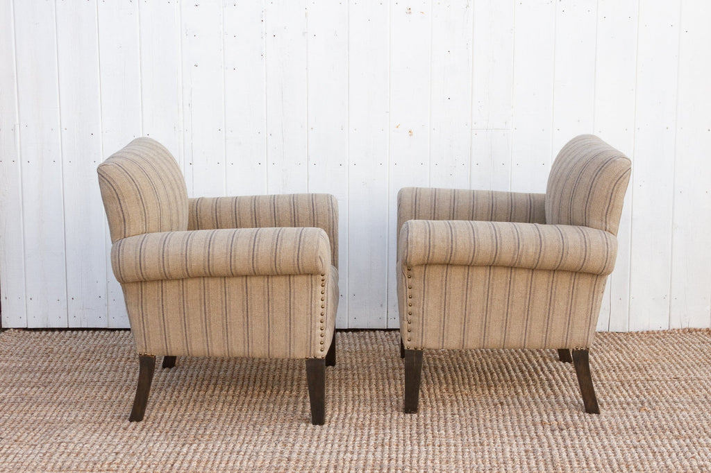 Pair of French Farmhouse Club Chair