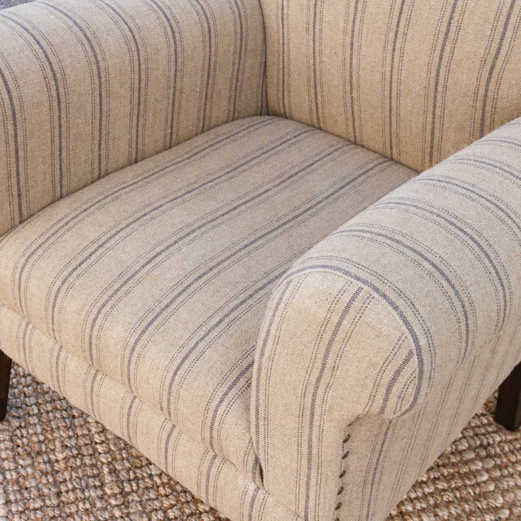 French Farmhouse Bergere Club Chair